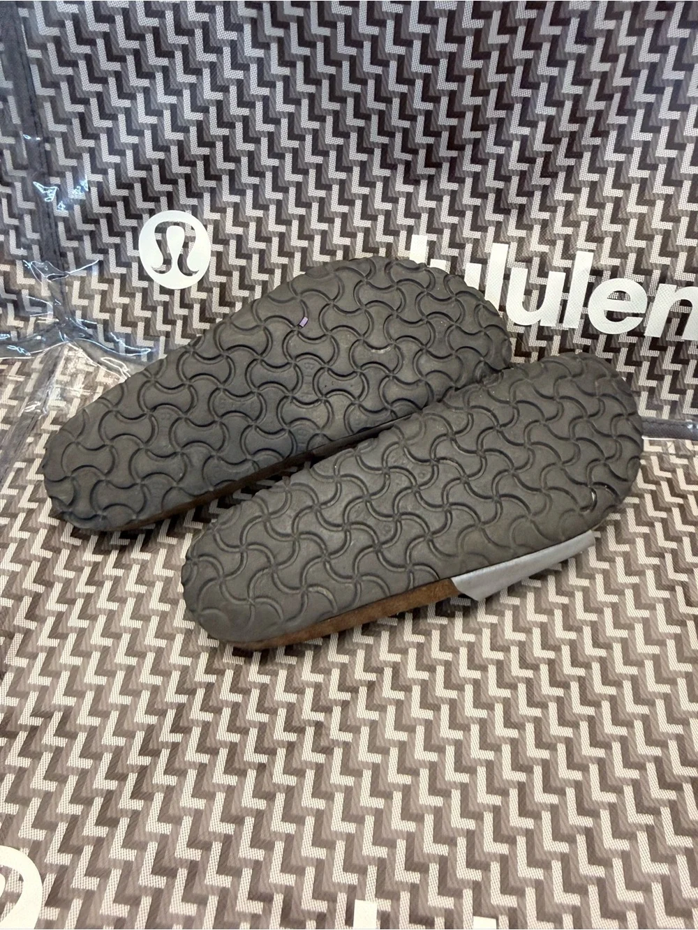 Birkenstock Silver Single Strap Sandals